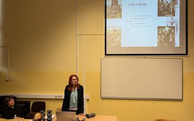 Norma Bale in Vesna Radovanovič na konferenci Slavistični znanstveni premisleki 7